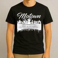 Motown Sound Detroit Michigan Distressed Vintage T-Shirt