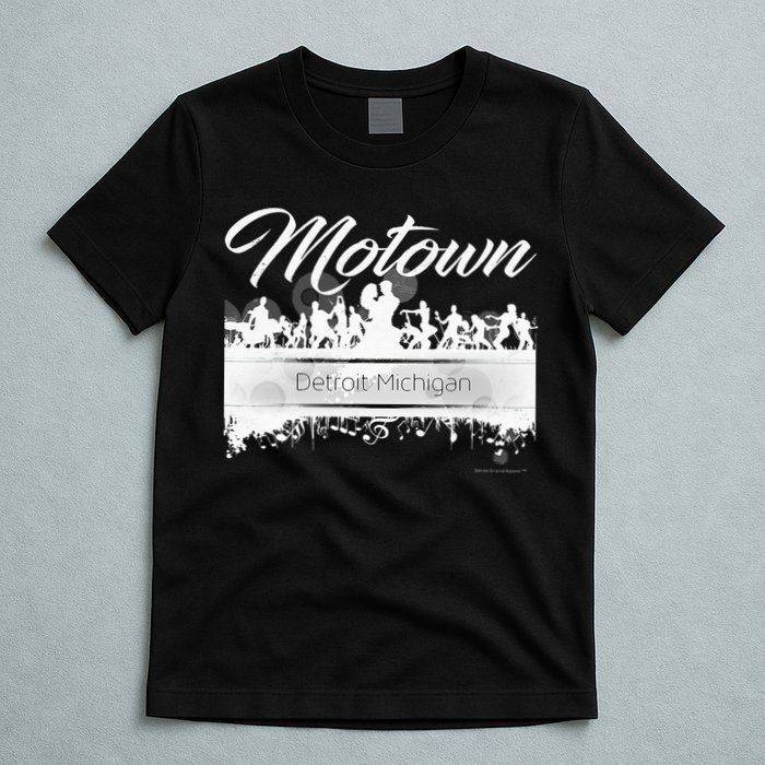 Motown Sound Detroit Michigan Distressed Vintage T-Shirt
