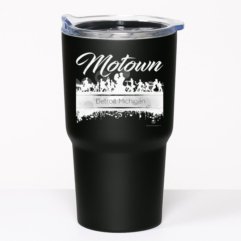 Motown Sound Detroit Michigan Distressed Vintage Tumbler