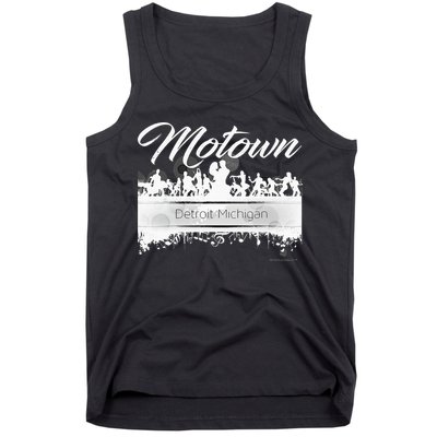 Motown Sound Detroit Michigan Distressed Vintage Tank Top