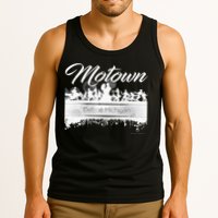 Motown Sound Detroit Michigan Distressed Vintage Tank Top