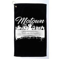 Motown Sound Detroit Michigan Distressed Vintage Golf Towel