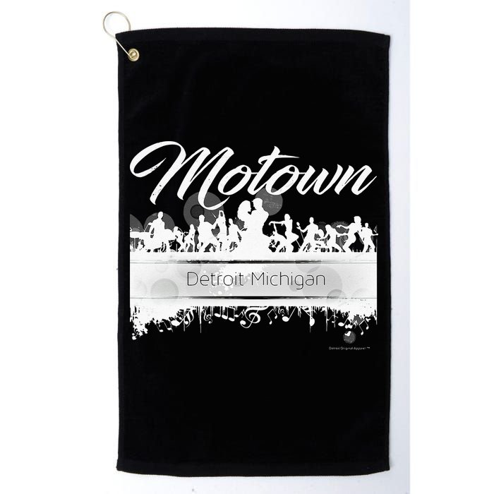 Motown Sound Detroit Michigan Distressed Vintage Golf Towel