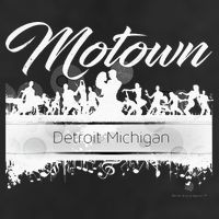 Motown Sound Detroit Michigan Distressed Vintage Golf Towel