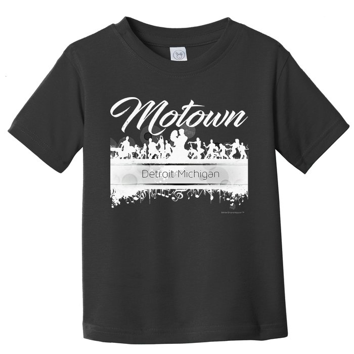 Motown Sound Detroit Michigan Distressed Vintage Toddler T-Shirt