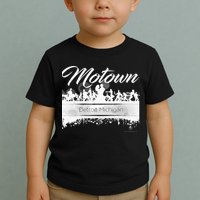 Motown Sound Detroit Michigan Distressed Vintage Toddler T-Shirt