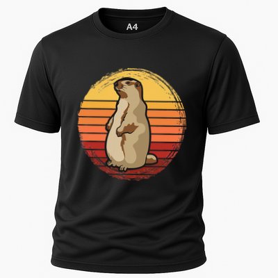 Marmot Sunset Design For Marmot Lovers Performance Shirt