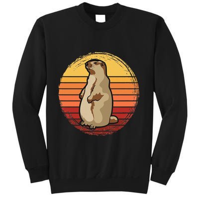 Marmot Sunset Design For Marmot Lovers Sweatshirt