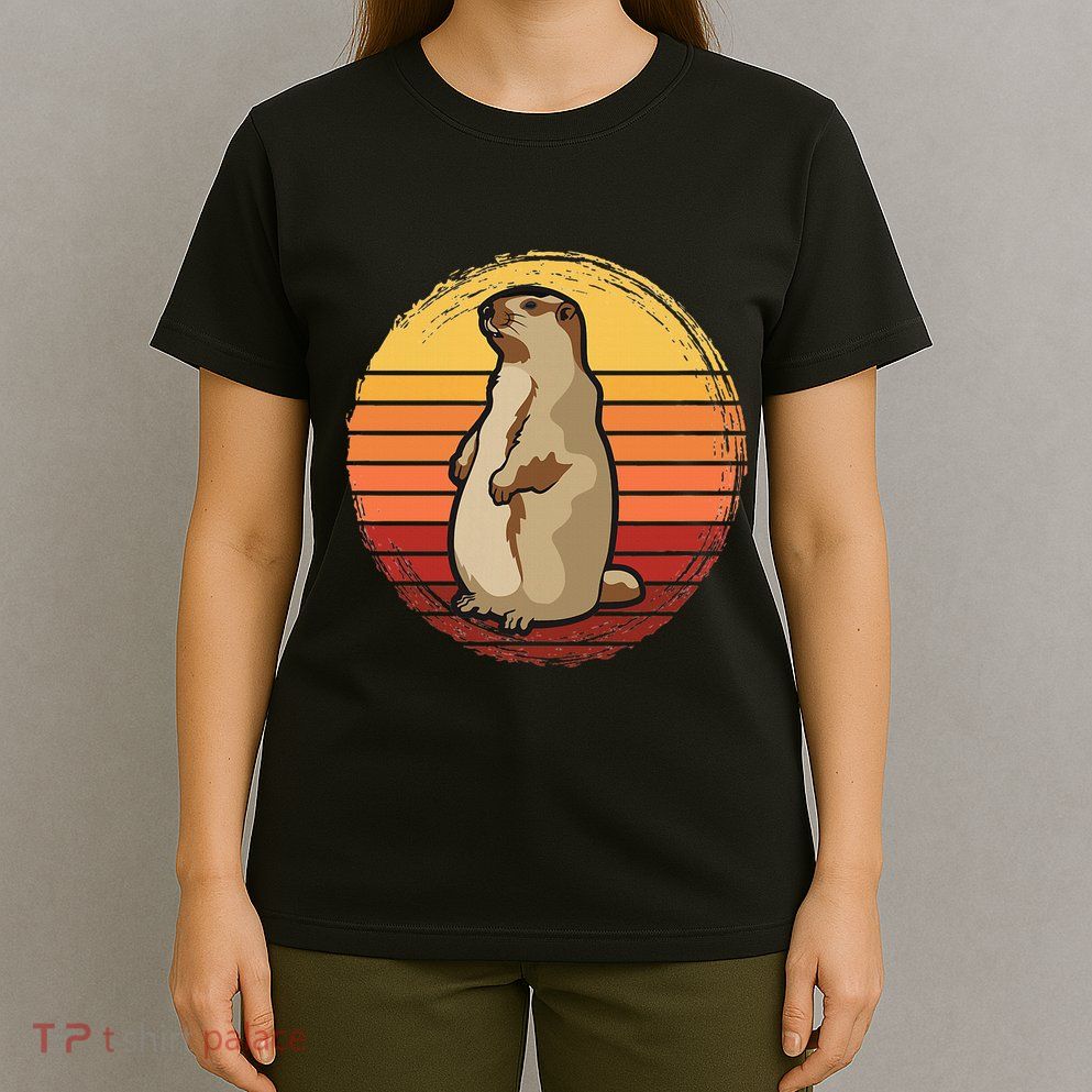 Marmot Sunset Design For Marmot Lovers T-Shirt