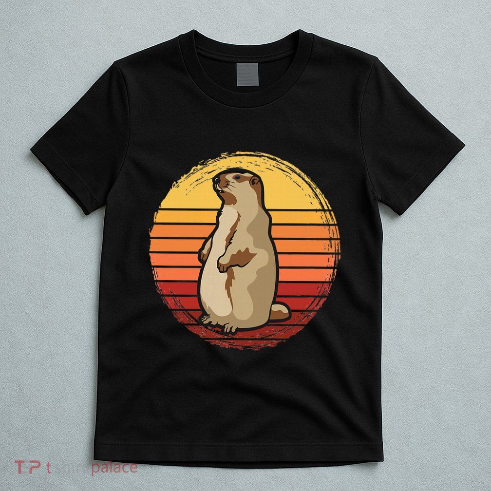 Marmot Sunset Design For Marmot Lovers T-Shirt