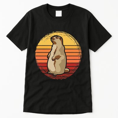 Marmot Sunset Design For Marmot Lovers Tall T-Shirt