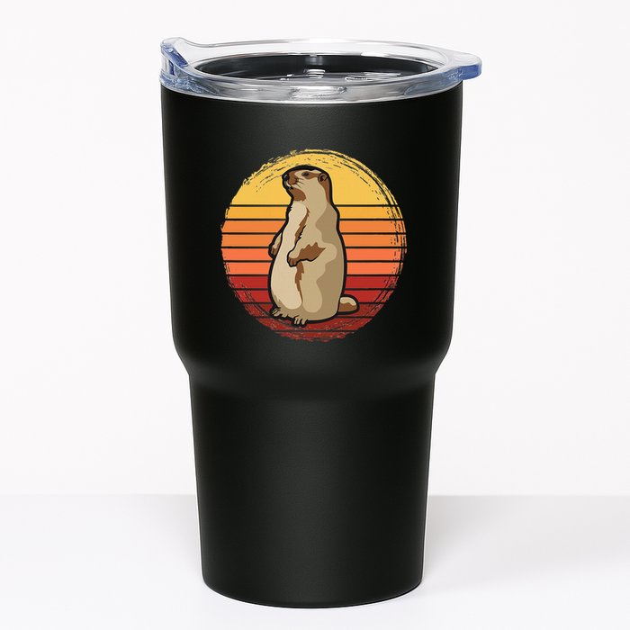 Marmot Sunset Design For Marmot Lovers Tumbler
