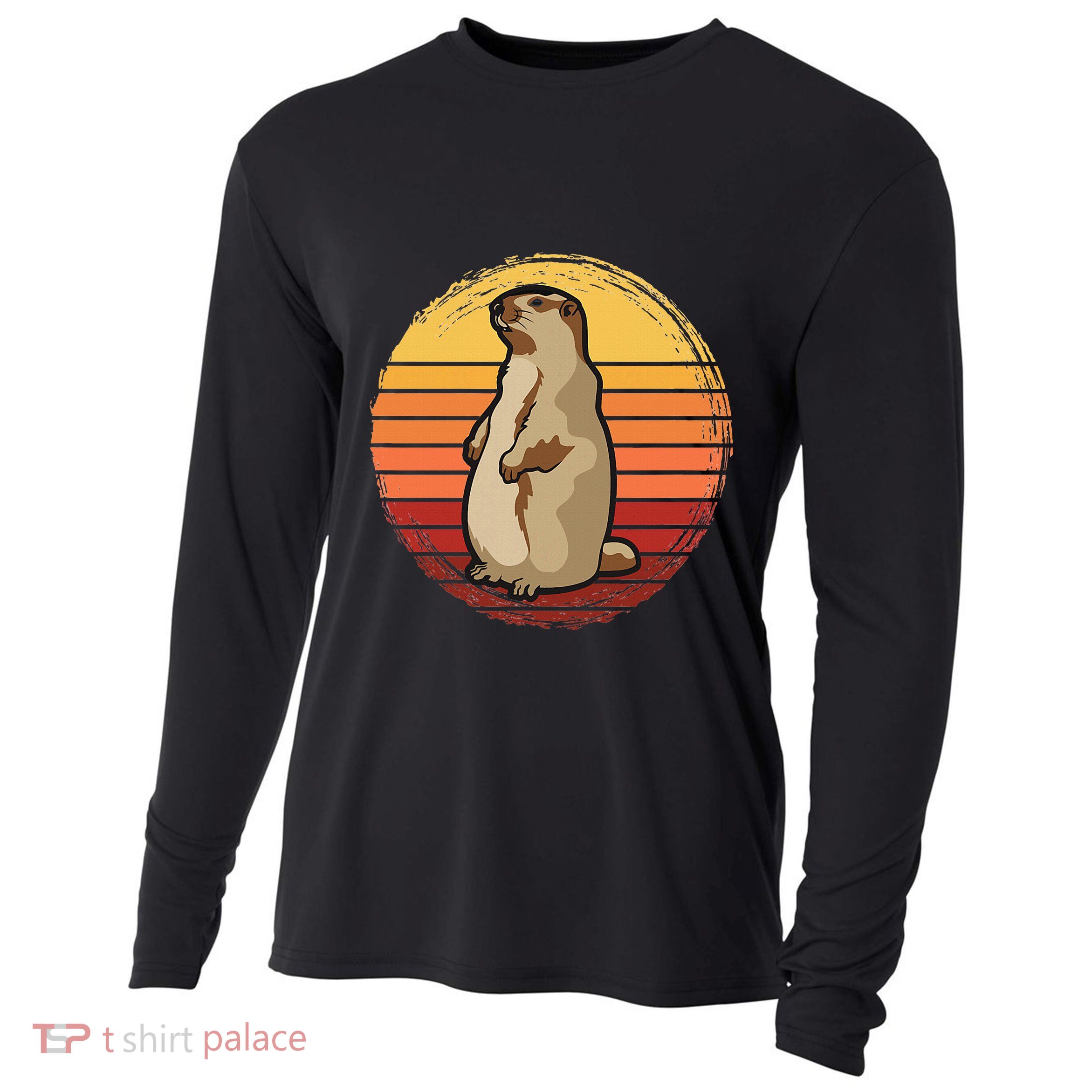 Marmot Sunset Design For Marmot Lovers Cooling Performance Long Sleeve Crew