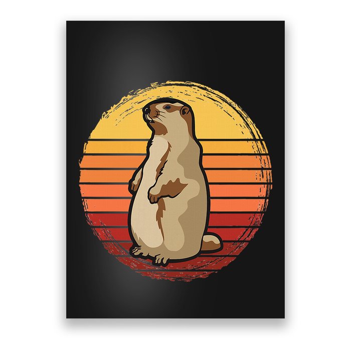 Marmot Sunset Design For Marmot Lovers Poster