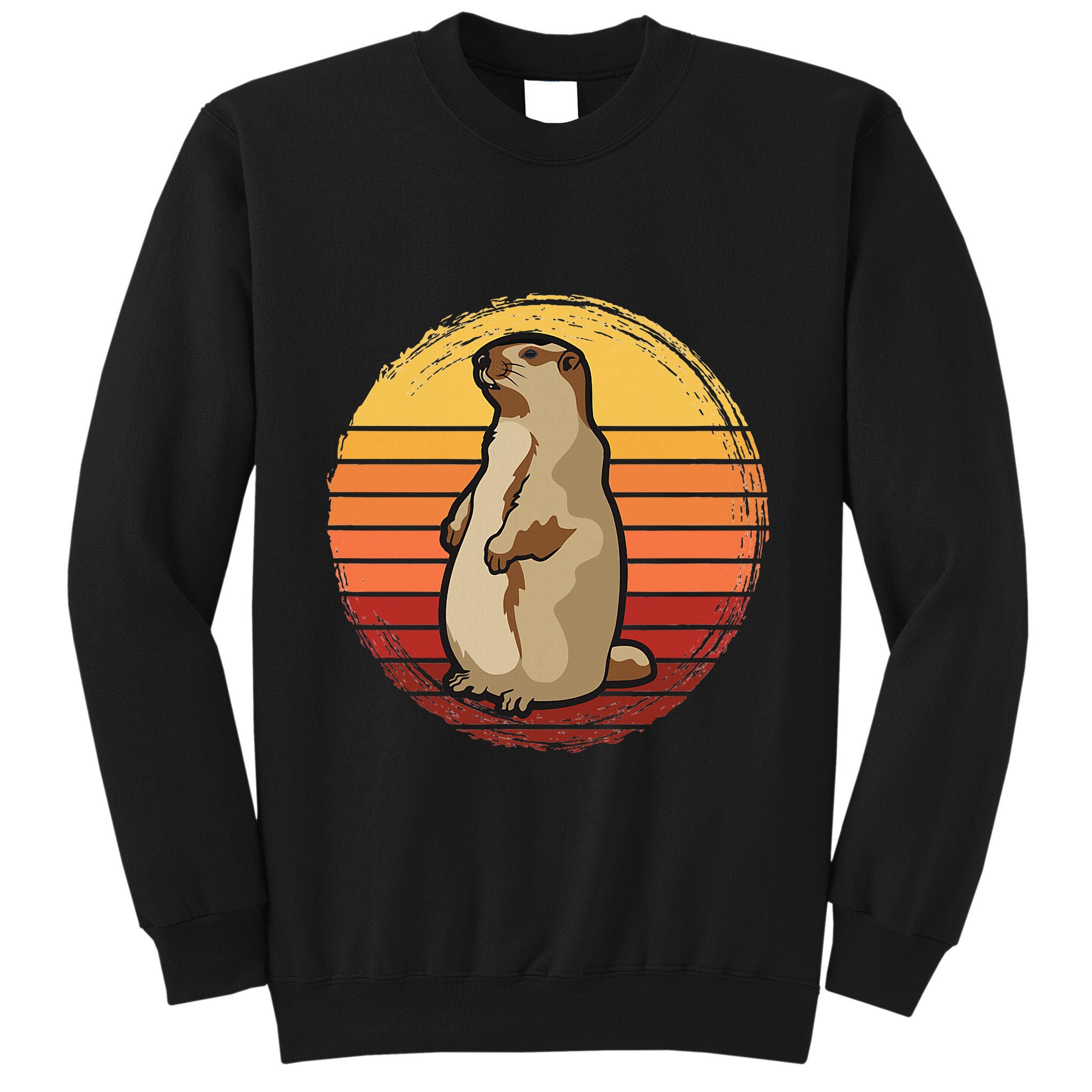 Marmot Sunset Design For Marmot Lovers Tall Sweatshirt