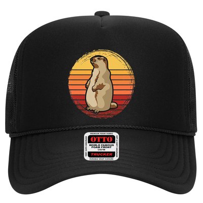 Marmot Sunset Design For Marmot Lovers Trucker Hat