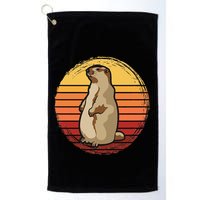 Marmot Sunset Design For Marmot Lovers Golf Towel