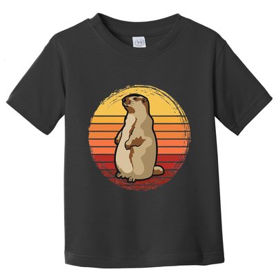Marmot Sunset Design For Marmot Lovers Toddler T-Shirt