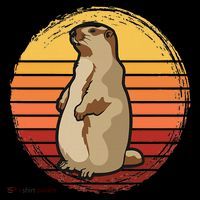 Marmot Sunset Design For Marmot Lovers Visor