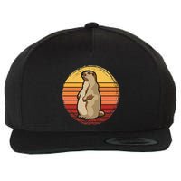 Marmot Sunset Design For Marmot Lovers Wool Snapback Cap