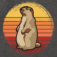 Marmot Sunset Design For Marmot Lovers Vector Backpack