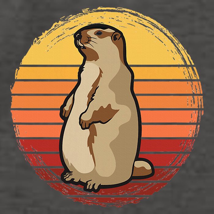 Marmot Sunset Design For Marmot Lovers Vector Backpack