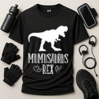 Mumu Saurus Dinosaur Mother Grandma Funny Matching Family Funny Gift Cooling Performance Crew T-Shirt