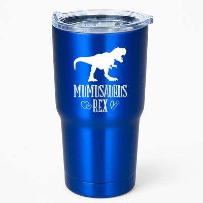 Mumu Saurus Dinosaur Mother Grandma Funny Matching Family Funny Gift Tumbler