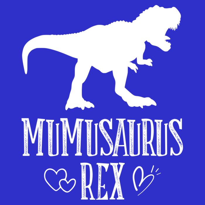 Mumu Saurus Dinosaur Mother Grandma Funny Matching Family Funny Gift Tall Sweatshirt