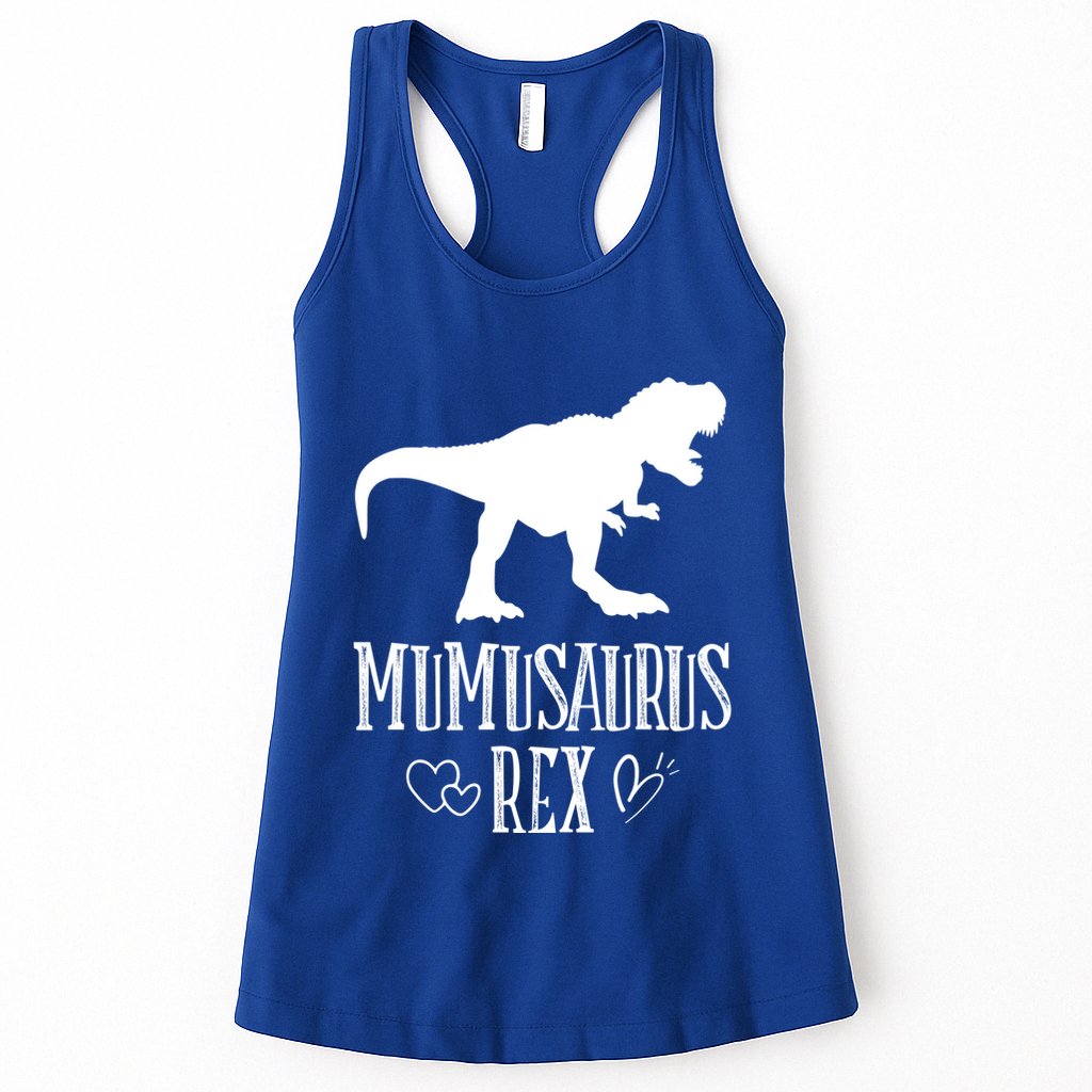 Mumu Saurus Dinosaur Mother Grandma Funny Matching Family Funny Gift Womens Tank Top