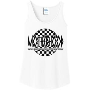 Motherhood Some Days I Rock It Some Days It Rocks Me Mama Ladies Essential Tank