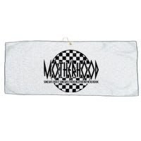 Motherhood Some Days I Rock It Some Days It Rocks Me Mama Large Microfiber Waffle Golf Towel