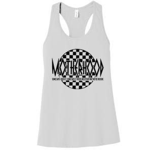 Motherhood Some Days I Rock It Some Days It Rocks Me Mama Women's Racerback Tank