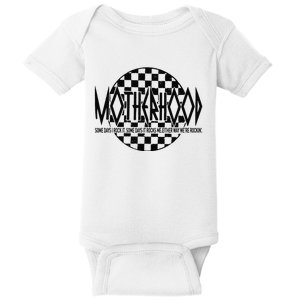 Motherhood Some Days I Rock It Some Days It Rocks Me Mama Baby Bodysuit