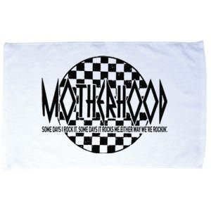 Motherhood Some Days I Rock It Some Days It Rocks Me Mama Microfiber Hand Towel