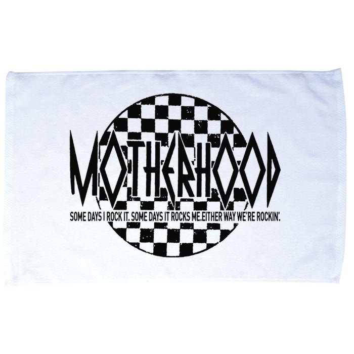 Motherhood Some Days I Rock It Some Days It Rocks Me Mama Microfiber Hand Towel