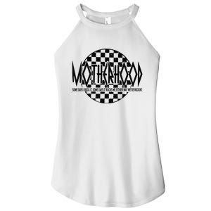 Motherhood Some Days I Rock It Some Days It Rocks Me Mama Women's Perfect Tri Rocker Tank