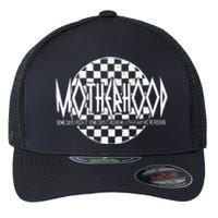 motherhood some days i rock it some days it rocks me Flexfit Unipanel Trucker Cap