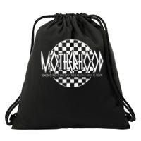 motherhood some days i rock it some days it rocks me Drawstring Bag