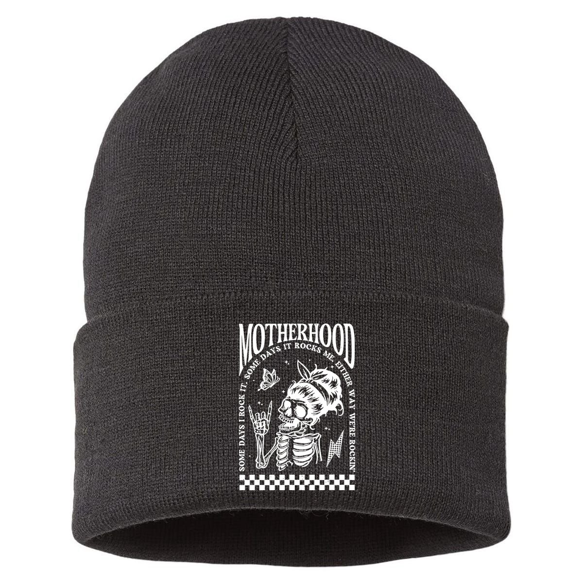 Motherhood Some Day I Rock It Sustainable Knit Beanie