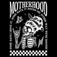 Motherhood Some Day I Rock It Zip Tote Bag