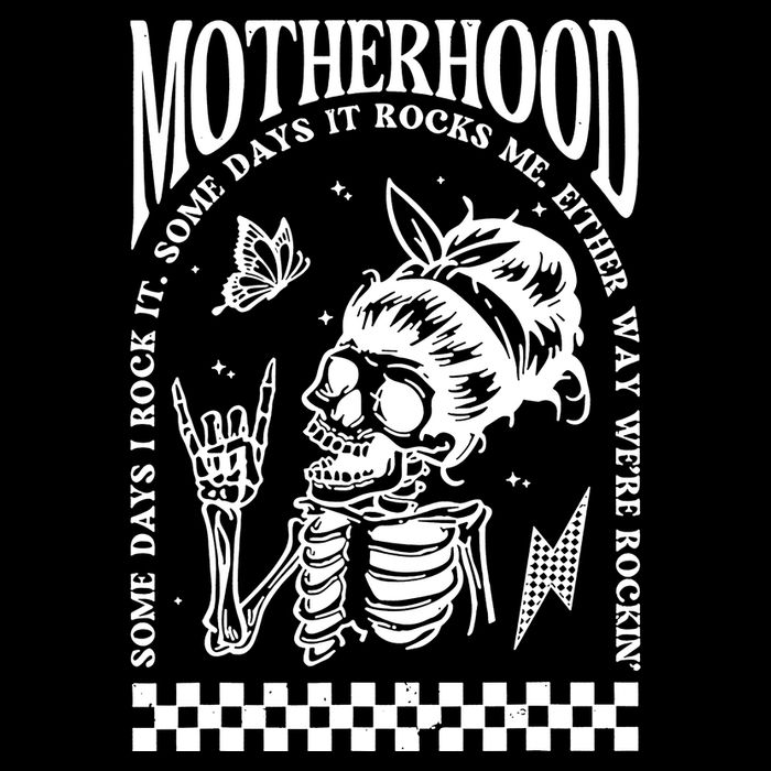 Motherhood Some Day I Rock It Zip Tote Bag