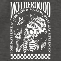 Motherhood Some Day I Rock It Vector Backpack