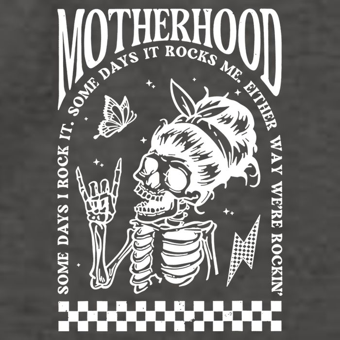 Motherhood Some Day I Rock It Vector Backpack
