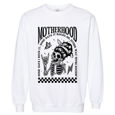 Motherhood Some Day I Rock It Garment-Dyed Sweatshirt