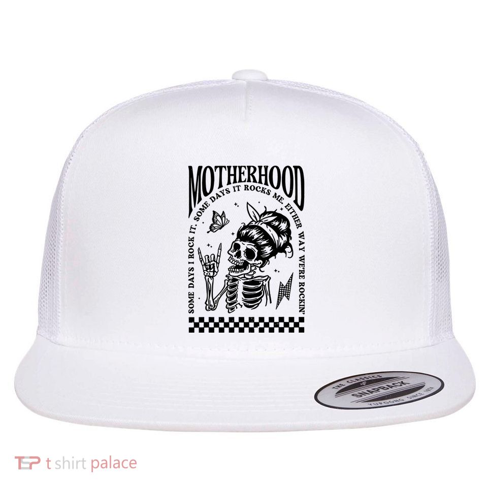 Motherhood Some Day I Rock It Flatbill Hat