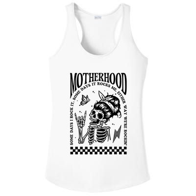 Motherhood Some Day I Rock It Ladies PosiCharge Competitor Racerback Tank