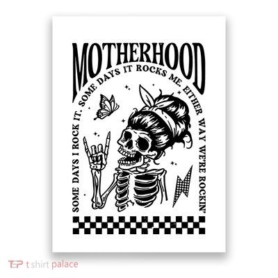 Motherhood Some Day I Rock It Poster