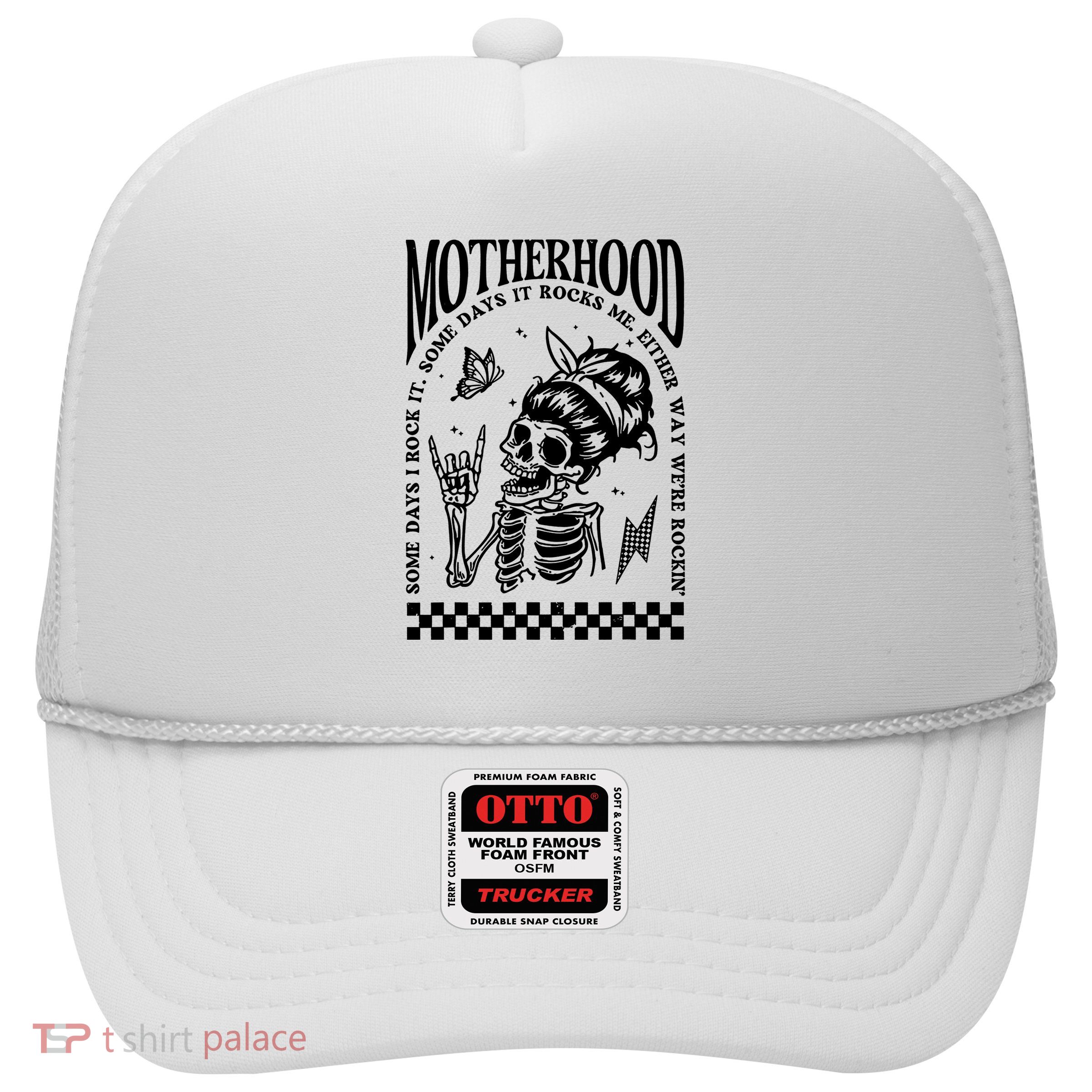 Motherhood Some Day I Rock It Trucker Hat