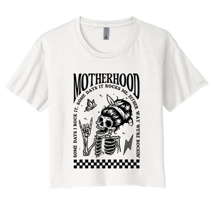 Motherhood Some Day I Rock It Crop Top